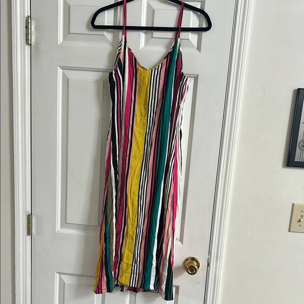 Multicolor Striped Dress